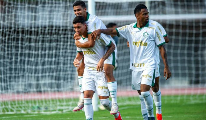 Thalys fez hat-trick em Bahia 0 x 6 Palmeiras pela oitava rodada do Brasileirão Sub-20, em Salvador (BA) - Foto: Jhony Pinho/@jhonypinhofotografo